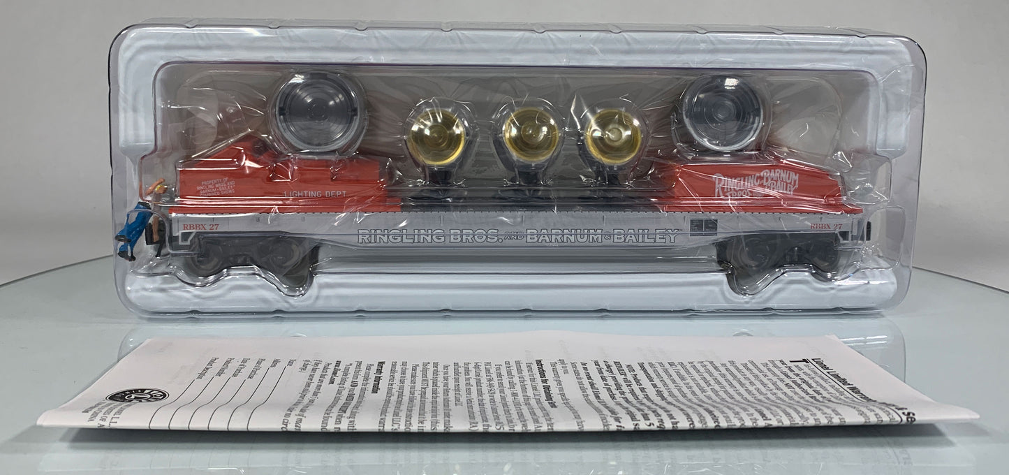 K-LINE • O GAUGE • 2008 Ringling Bros Barnum Bailey Searchlight Car 6-22244 • NEW OLD STOCK
