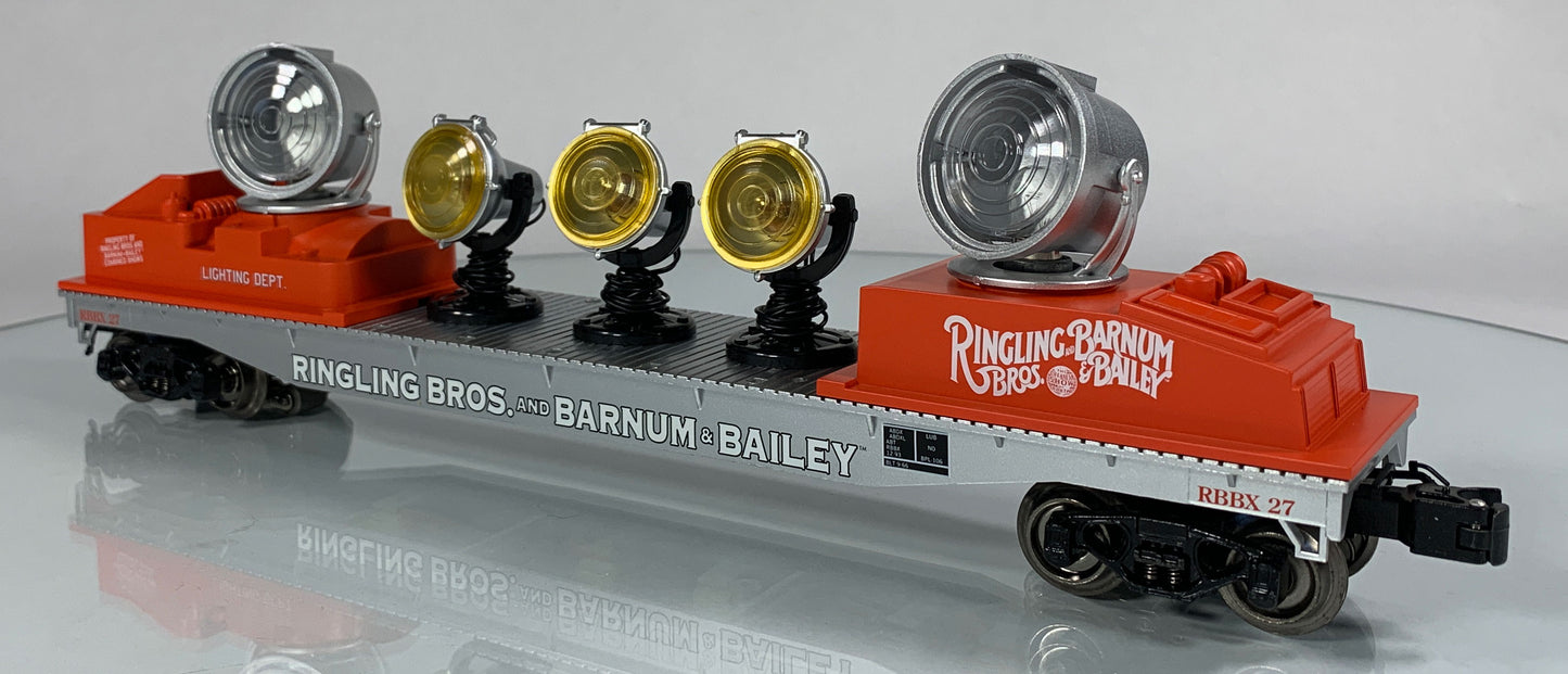 K-LINE • O GAUGE • 2008 Ringling Bros Barnum Bailey Searchlight Car 6-22244 • NEW OLD STOCK