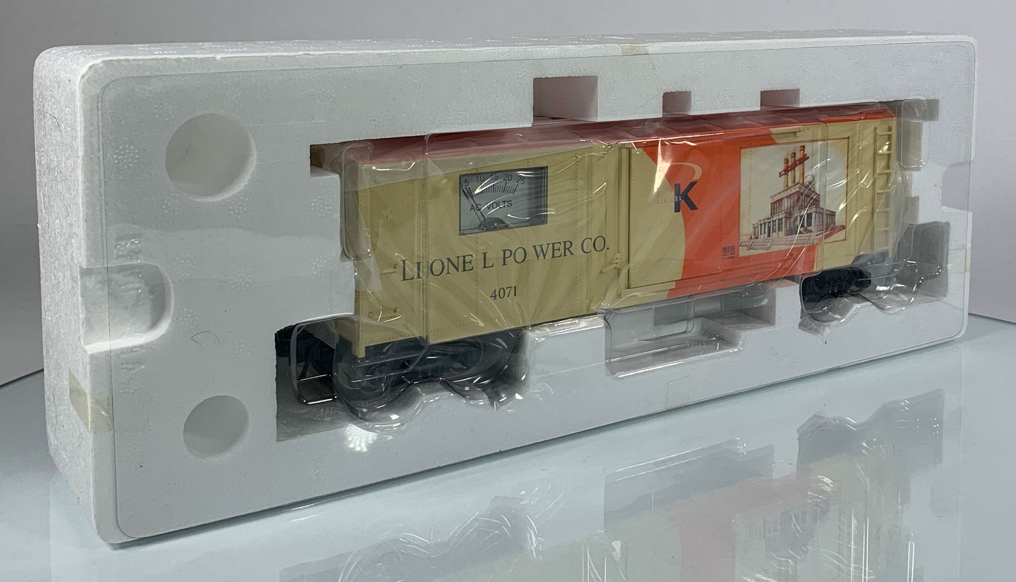 K-LINE • O GAUGE • 2006 Lionel Power Voltmeter Car 6-36838 • NEW OLD STOCK