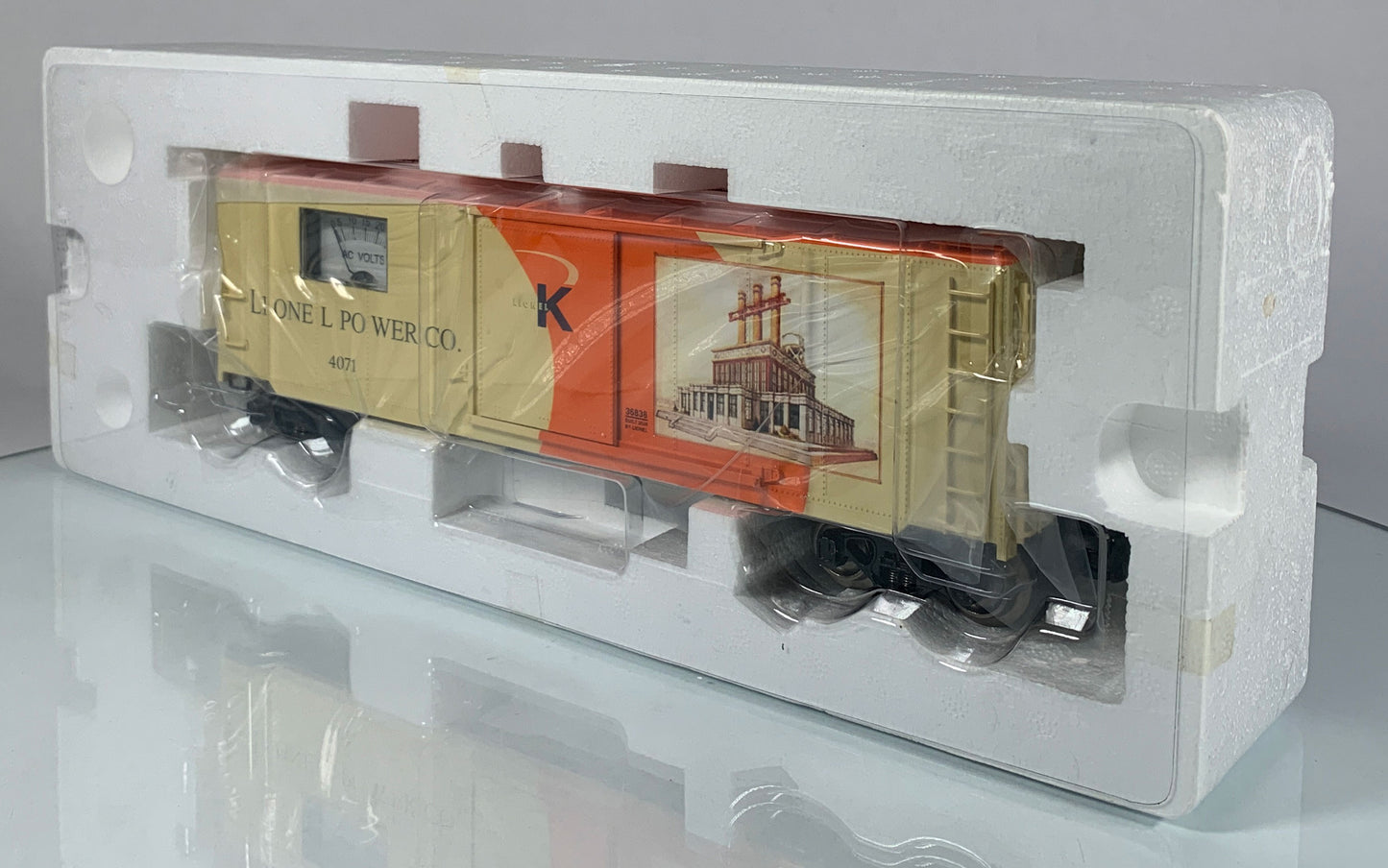 K-LINE • O GAUGE • 2006 Lionel Power Voltmeter Car 6-36838 • NEW OLD STOCK