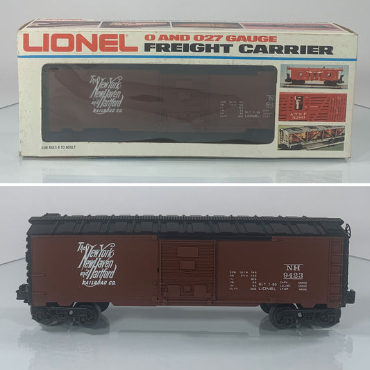 LIONEL • O GAUGE • 1980 New York, New Haven, & Hartford Boxcar 6-9423 • LIKE NEW
