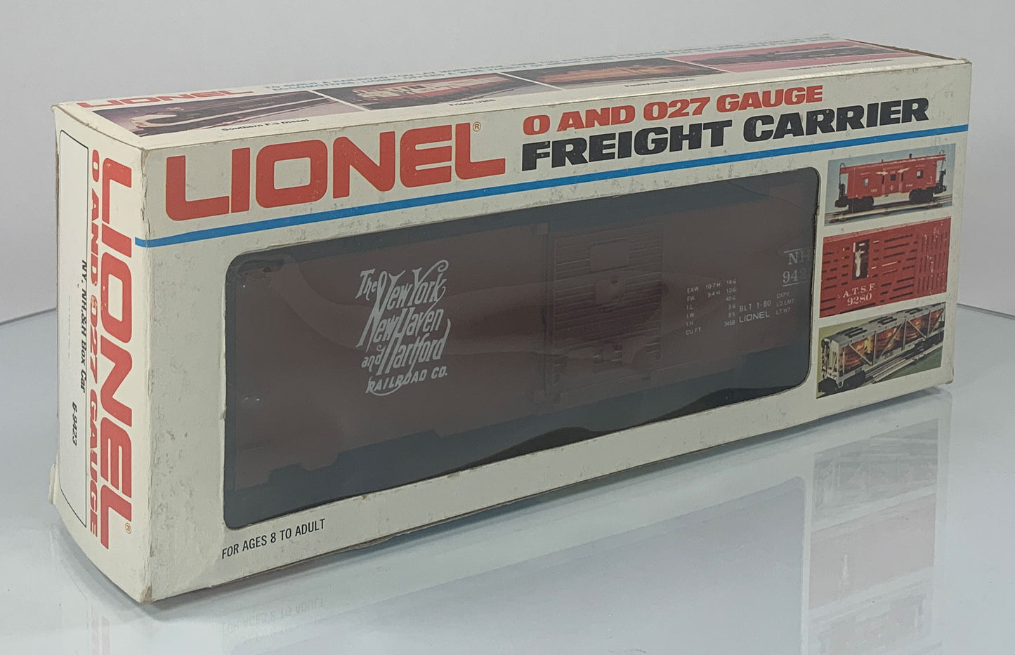 LIONEL • O GAUGE • 1980 New York, New Haven, & Hartford Boxcar 6-9423 • LIKE NEW