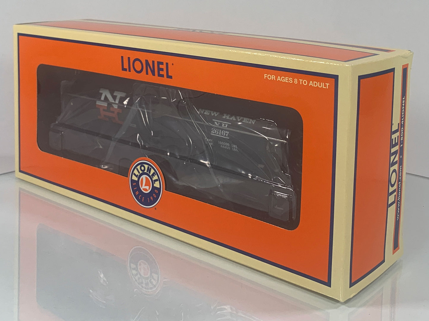 LIONEL • O GAUGE • 2005 New Haven Single Dome Tank Car 6-26167 • NEW OLD STOCK