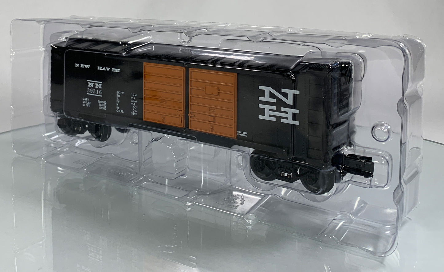 LIONEL • O GAUGE • 2009 New Haven Automobile Boxcar 6-39316 • NEW OLD STOCK