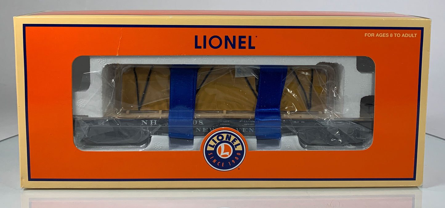LIONEL • O GAUGE • 2007 New Haven 40’ Flatcar w Covered Load 6-27542 • NEW OLD STOCK