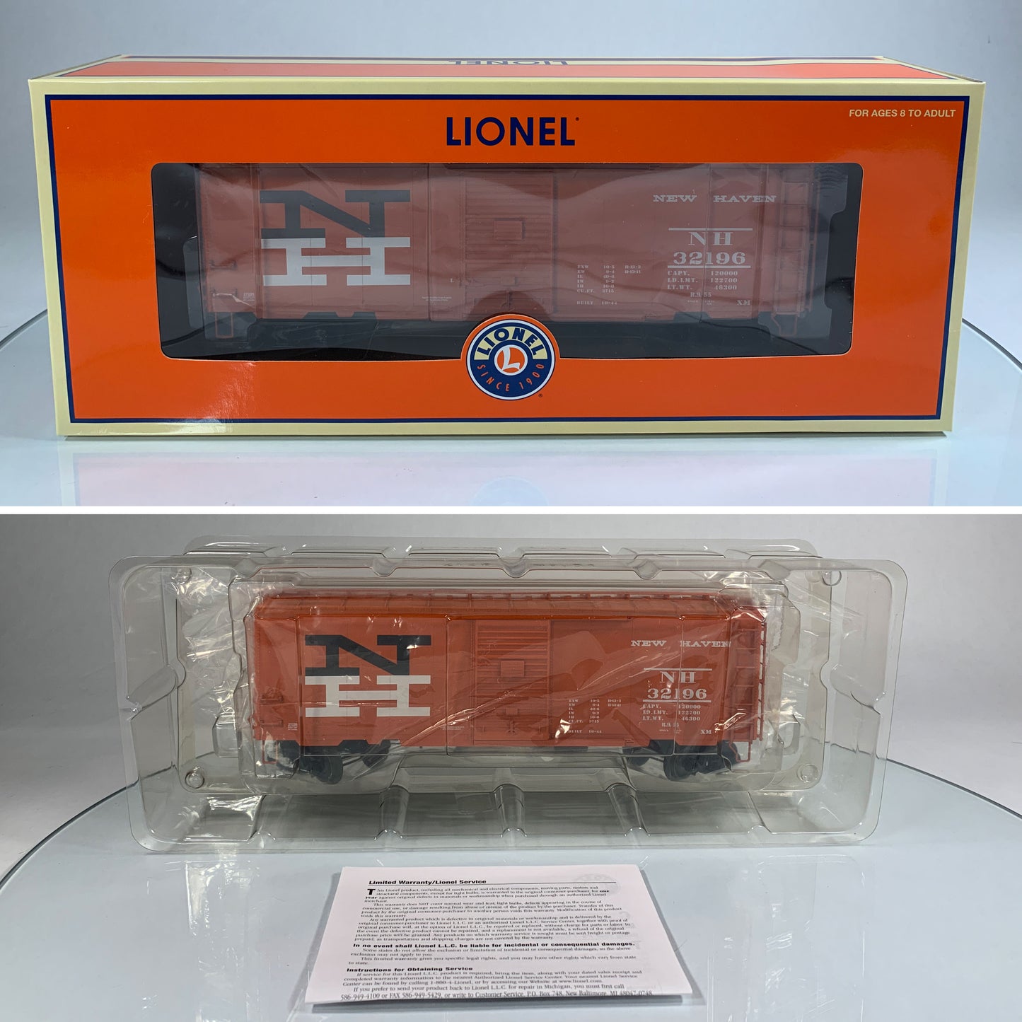 LIONEL • O GAUGE • 2007 New Haven PS-1 Boxcar 6-27226 • NEW OLD STOCK