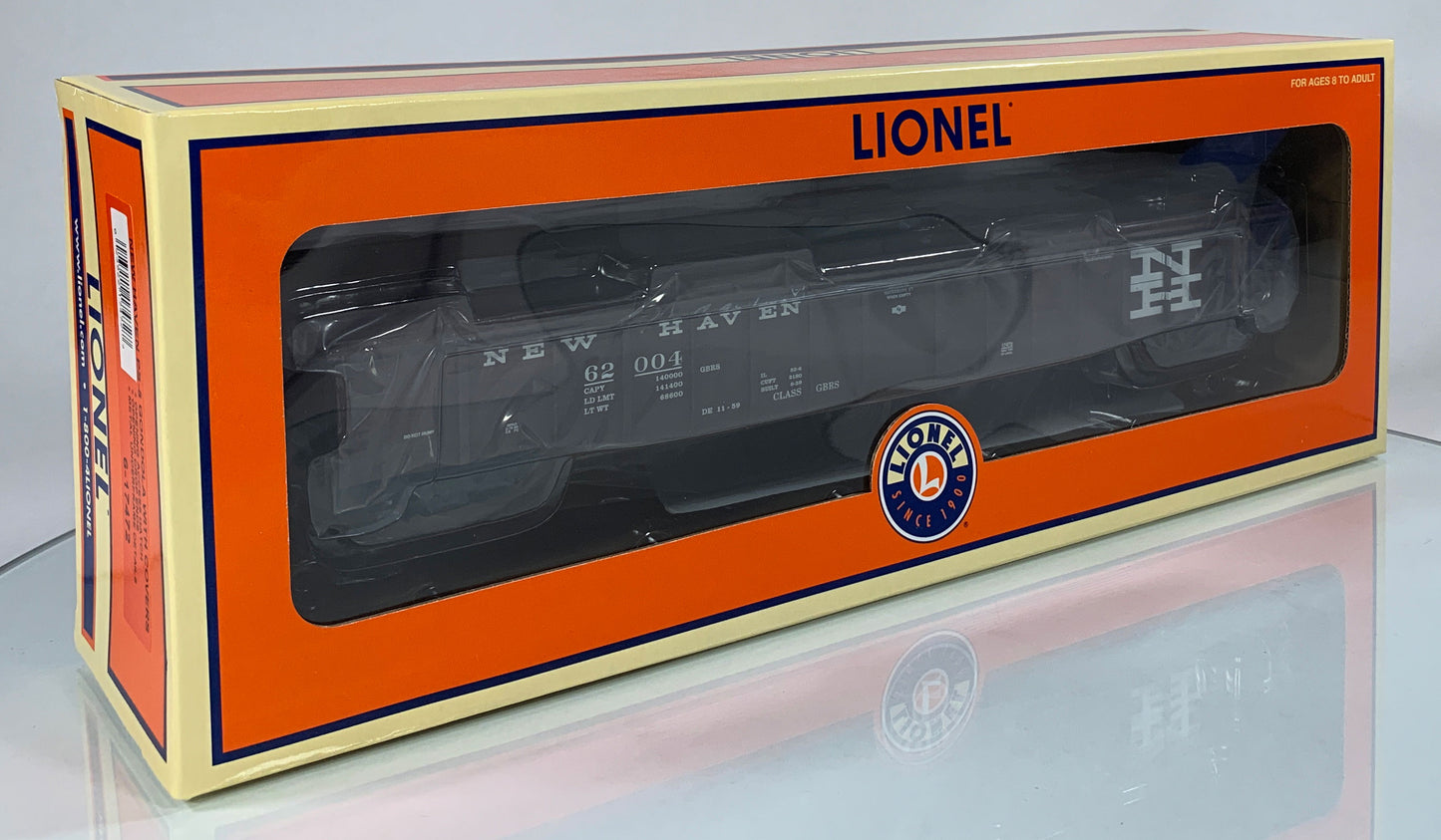 LIONEL • O GAUGE • 2005 New Haven PS-5 Gondola w Covers 6-17472 • NEW OLD STOCK