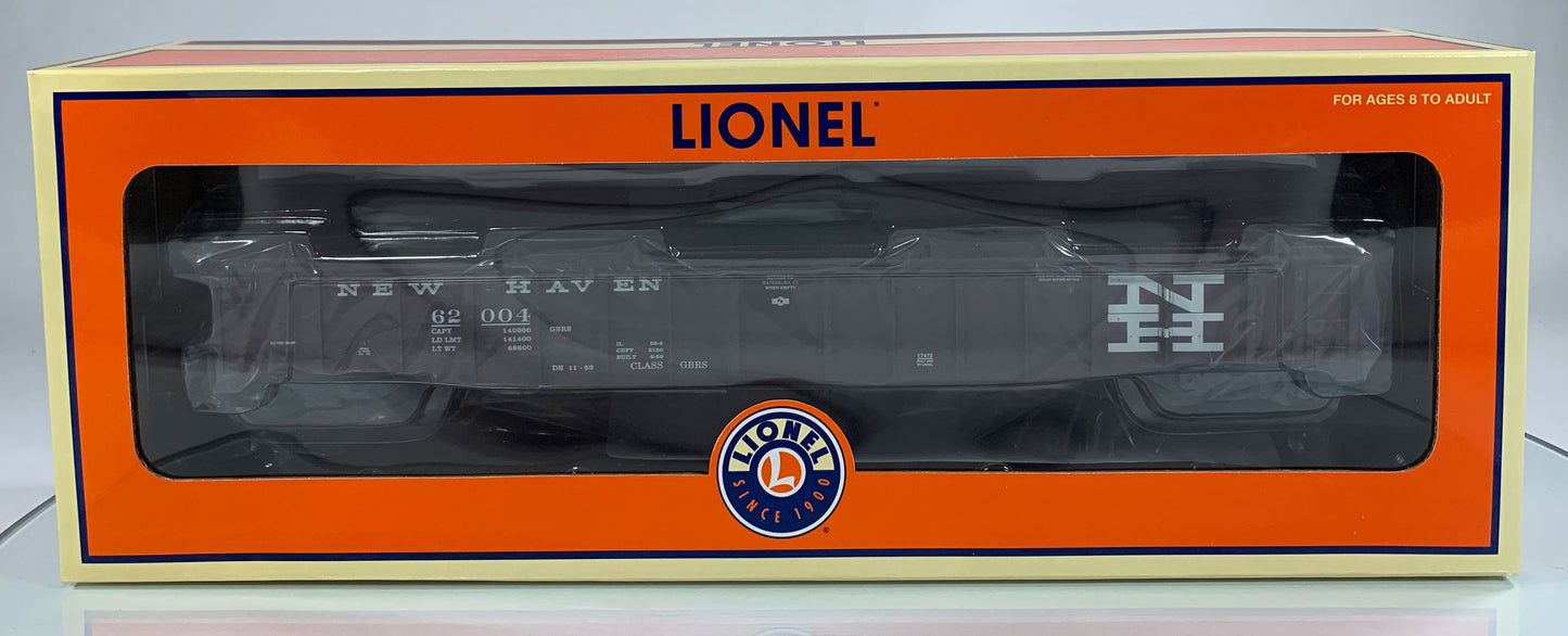 LIONEL • O GAUGE • 2005 New Haven PS-5 Gondola w Covers 6-17472 • NEW OLD STOCK