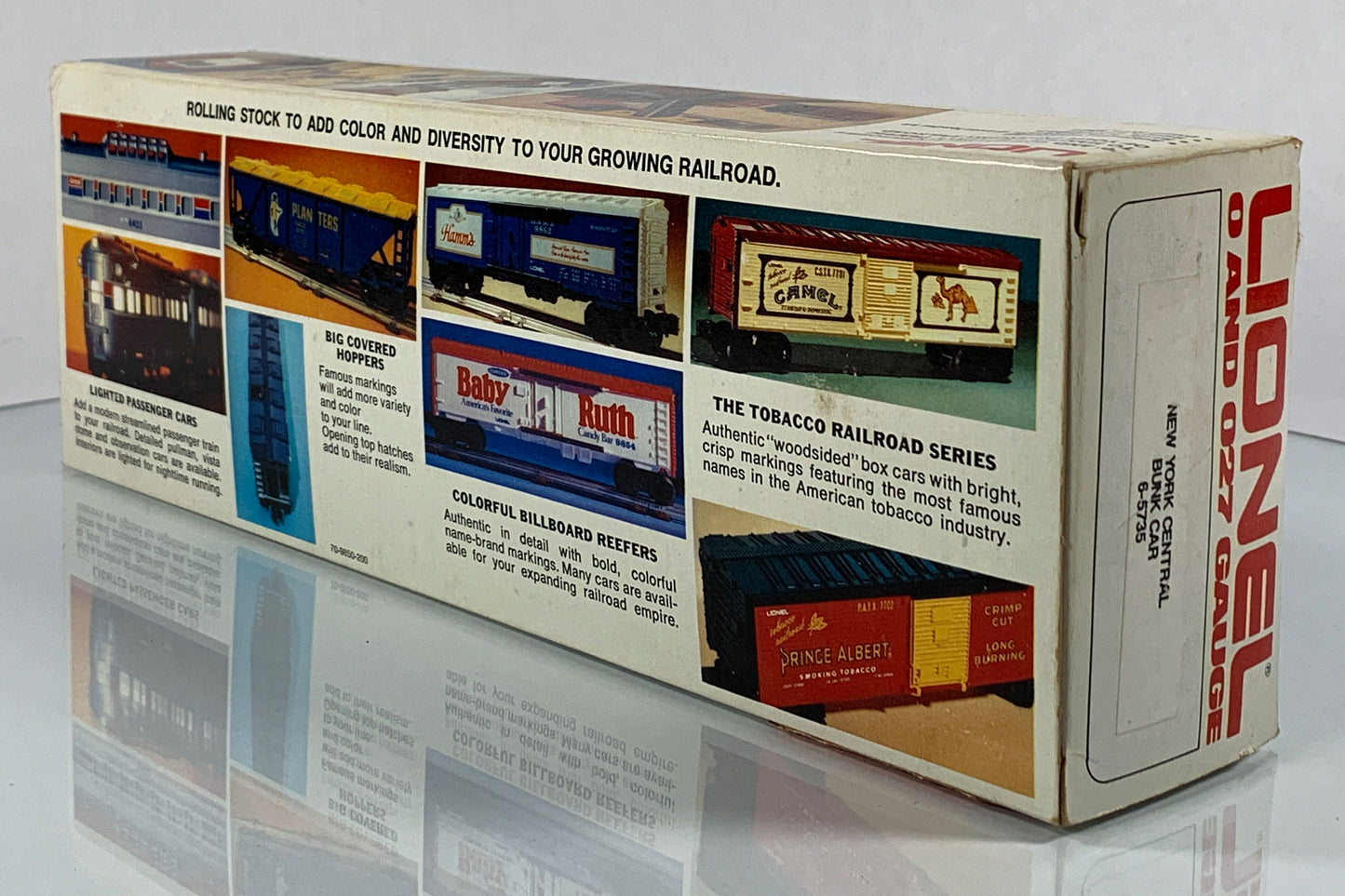 LIONEL • O GAUGE • 1985 New York Central Bunk Car 6-5735 • NEW OLD STOCK