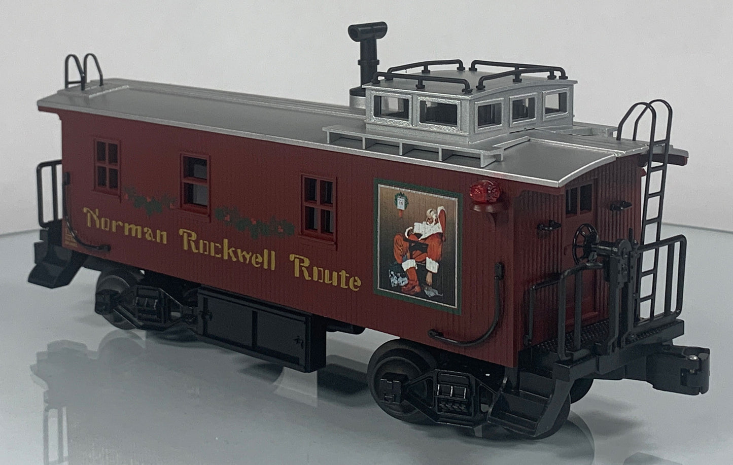 LIONEL • STD O GAUGE • 2003 Norman Rockwell Illuminated Caboose 6-17657 • NEW OLD STOCK