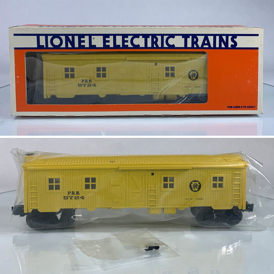 LIONEL • O GAUGE • 1984 Pennsylvania Illuminated Bunk Car 6-5724 • NEW OLD STOCK