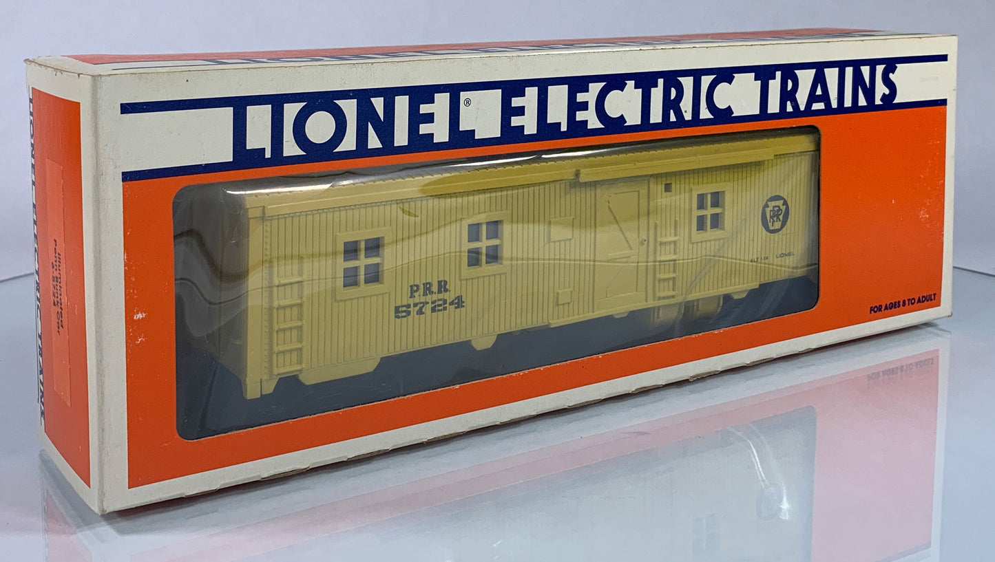 LIONEL • O GAUGE • 1984 Pennsylvania Illuminated Bunk Car 6-5724 • NEW OLD STOCK