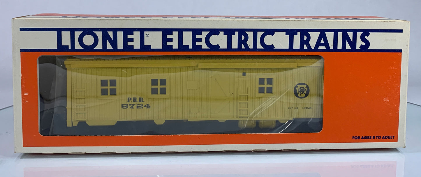 LIONEL • O GAUGE • 1984 Pennsylvania Illuminated Bunk Car 6-5724 • NEW OLD STOCK