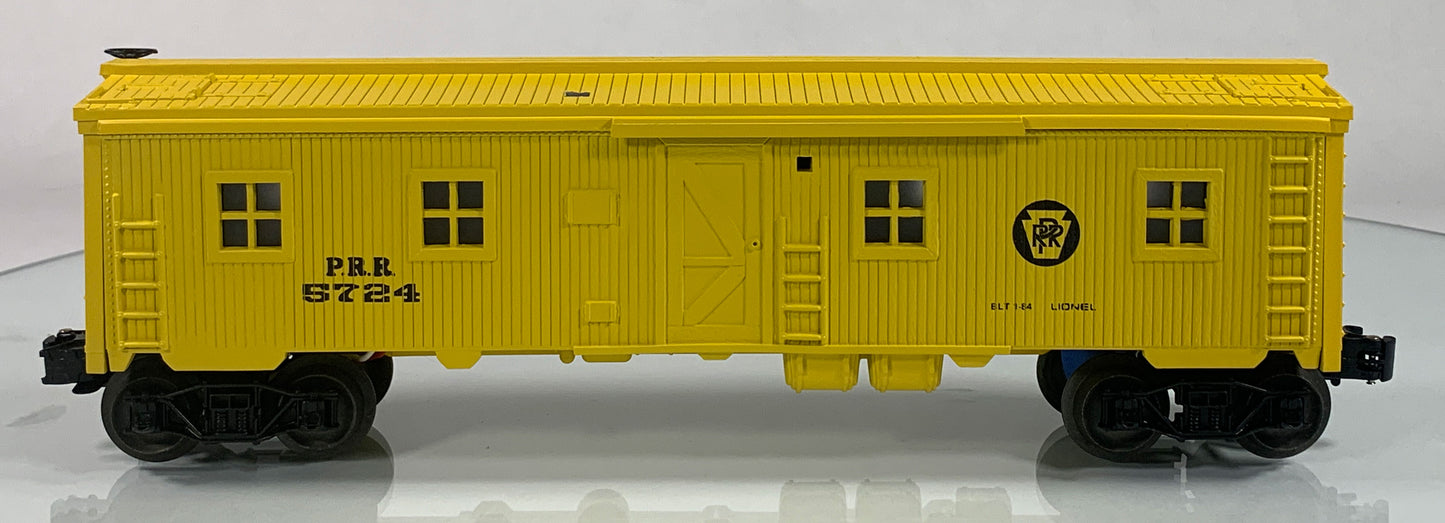 LIONEL • O GAUGE • 1984 Pennsylvania Illuminated Bunk Car 6-5724 • NEW OLD STOCK