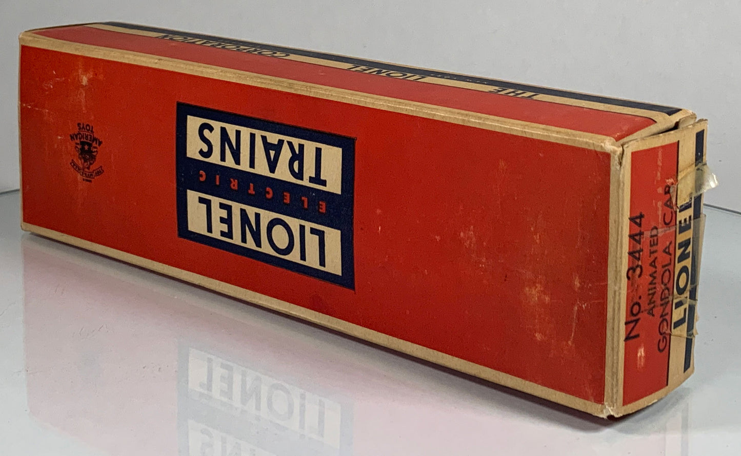 LIONEL • O GAUGE • 1957-59 Postwar 3444 Animated Gondola Car • Original Box • EX COND