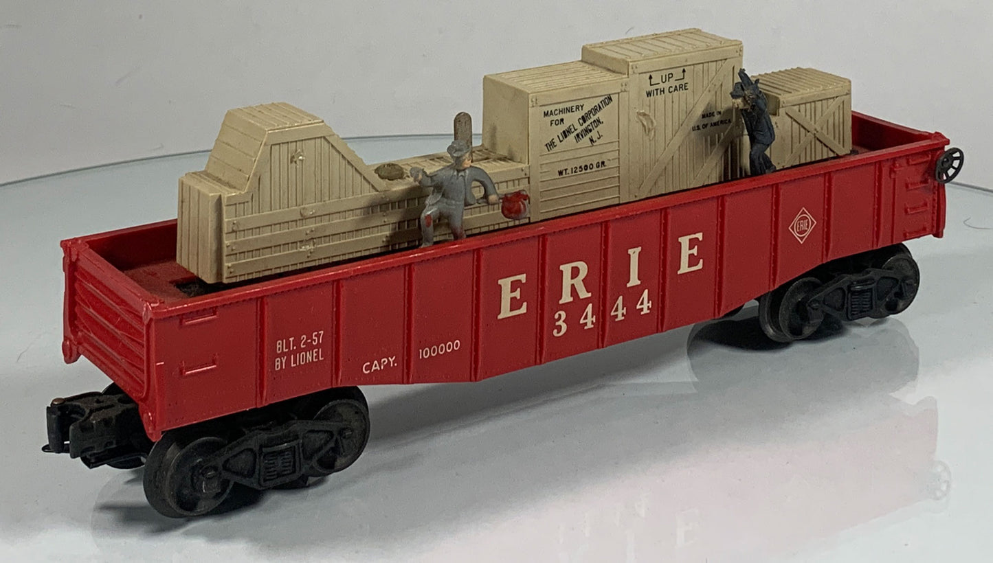 LIONEL • O GAUGE • 1957-59 Postwar 3444 Animated Gondola Car • Original Box • EX COND