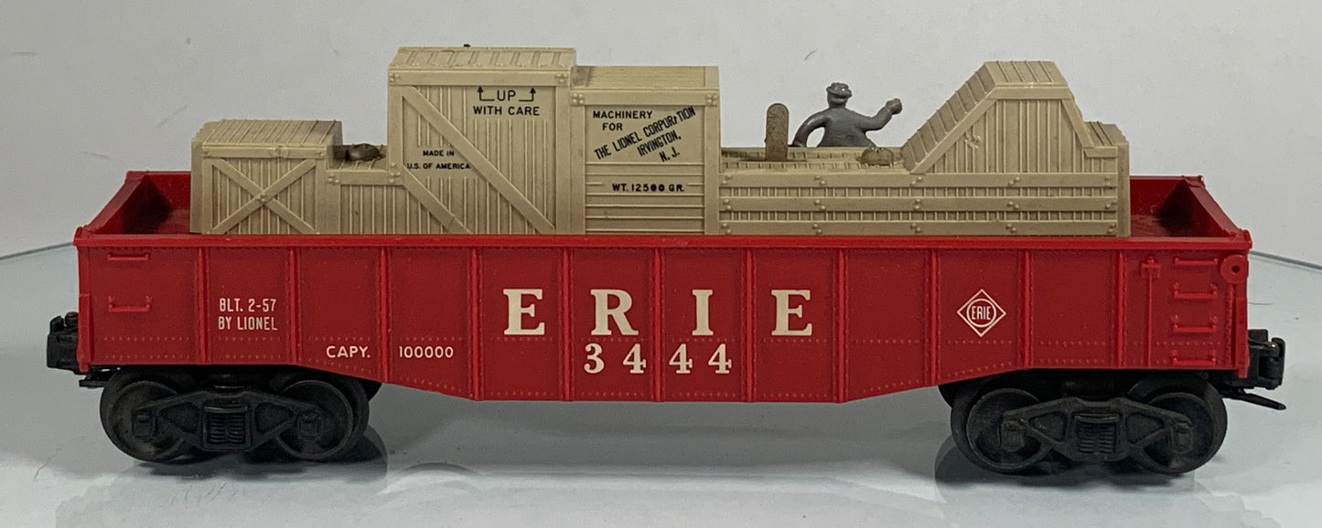 LIONEL • O GAUGE • 1957-59 Postwar 3444 Animated Gondola Car • Original Box • EX COND