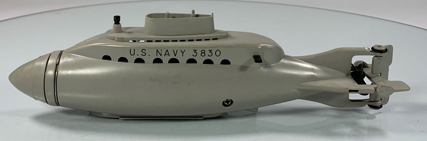 LIONEL • O GAUGE • 1960 Postwar 3820 USMC Submarine Flat Car • Loose • VERY GOOD COND