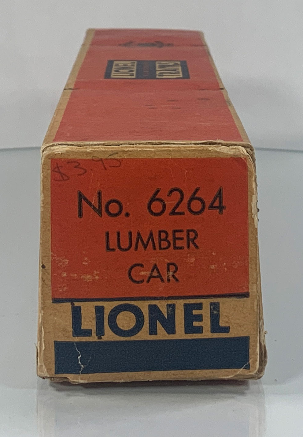 LIONEL • O GAUGE • 1957 Postwar 6264 Lumber Car • Original Box • VERY GOOD COND