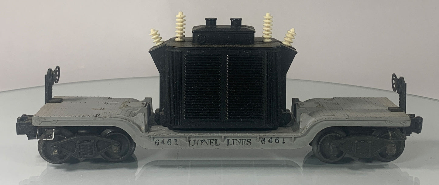 LIONEL • O GAUGE • 1949-1950 Postwar 6461 Transformer Car • Original Box • VERY GOOD COND
