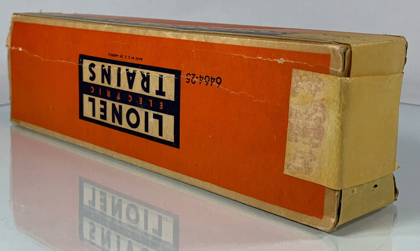 LIONEL • O GAUGE • 1953-1954 Postwar 6464-25 Great Northern Boxcar w Orig Box • EX COND