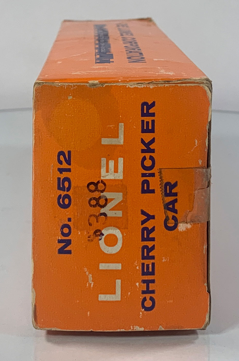 LIONEL • O GAUGE • 1962-1963 Postwar 6512 Cherry Picker Car • Original Box • EX COND