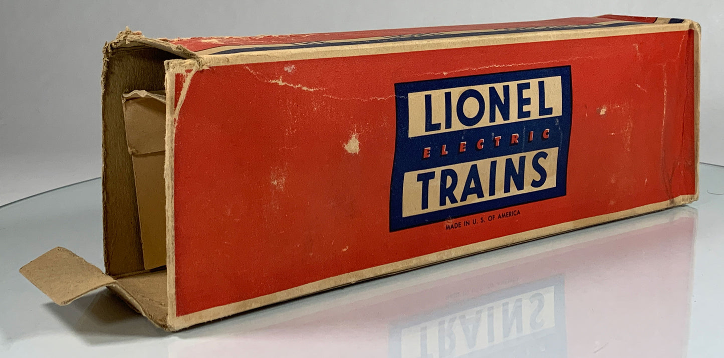 LIONEL • O GAUGE • 1958 Postwar 6519 Allis Chalmers Flat Car • Original Box • EXCELLENT COND