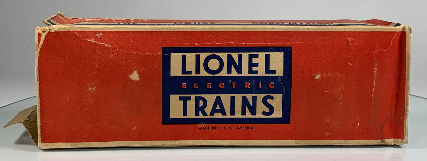 LIONEL • O GAUGE • 1958 Postwar 6519 Allis Chalmers Flat Car • Original Box • EXCELLENT COND