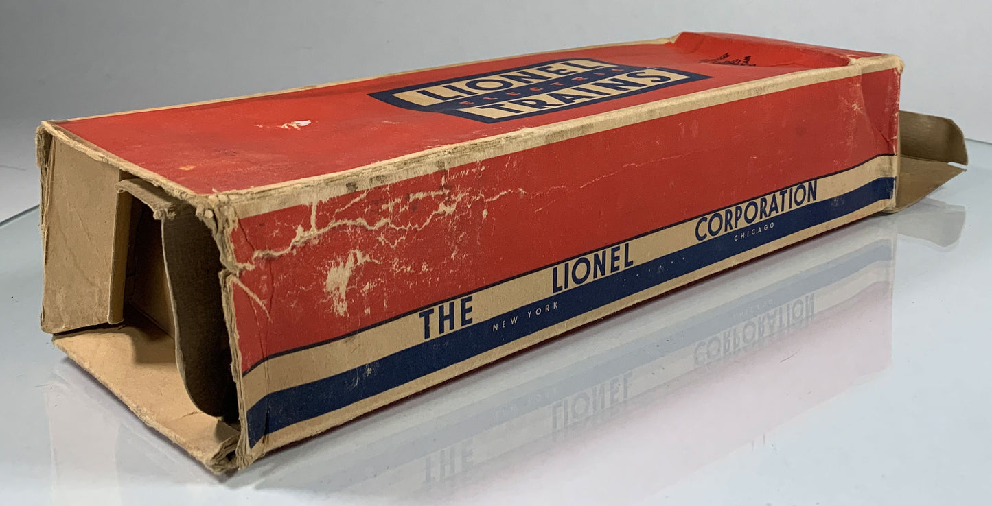 LIONEL • O GAUGE • 1958 Postwar 6519 Allis Chalmers Flat Car • Original Box • EXCELLENT COND