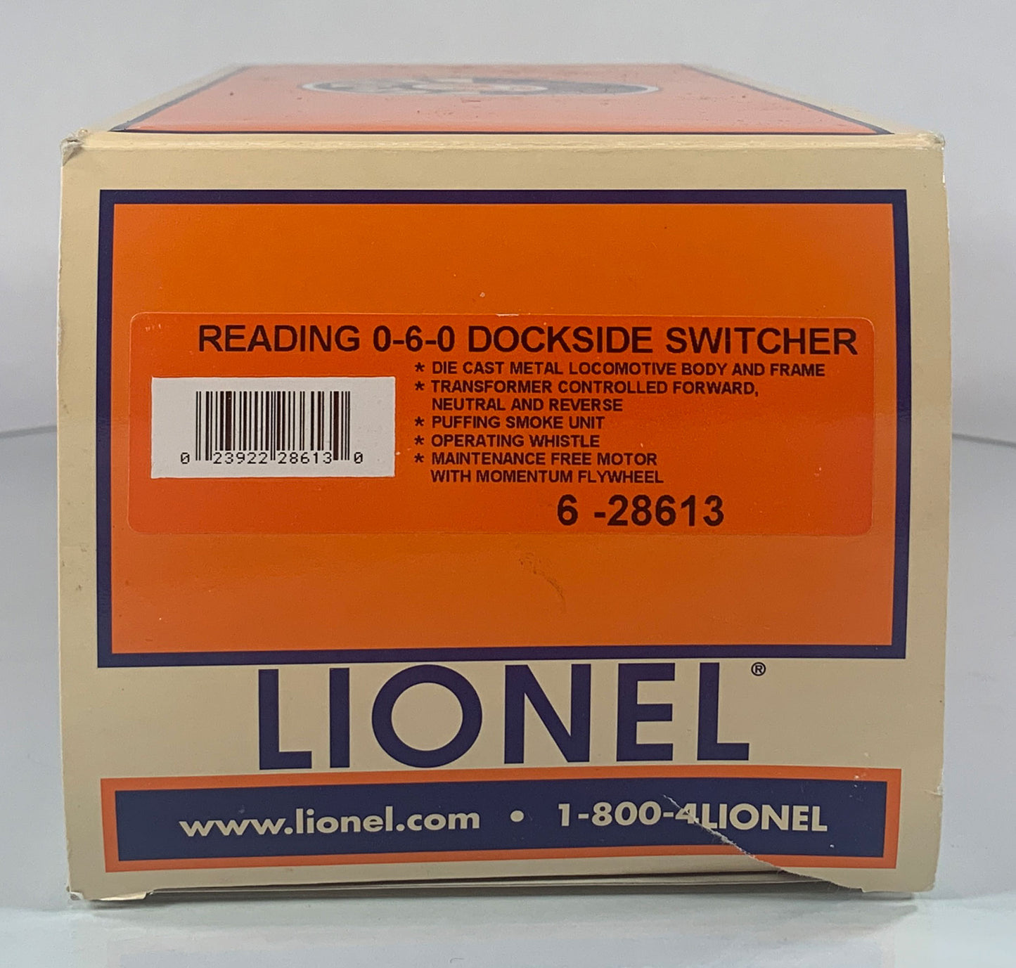 LIONEL • O GAUGE • 2004 Reading Dockside Switcher 6-28613 • NEW OLD STOCK
