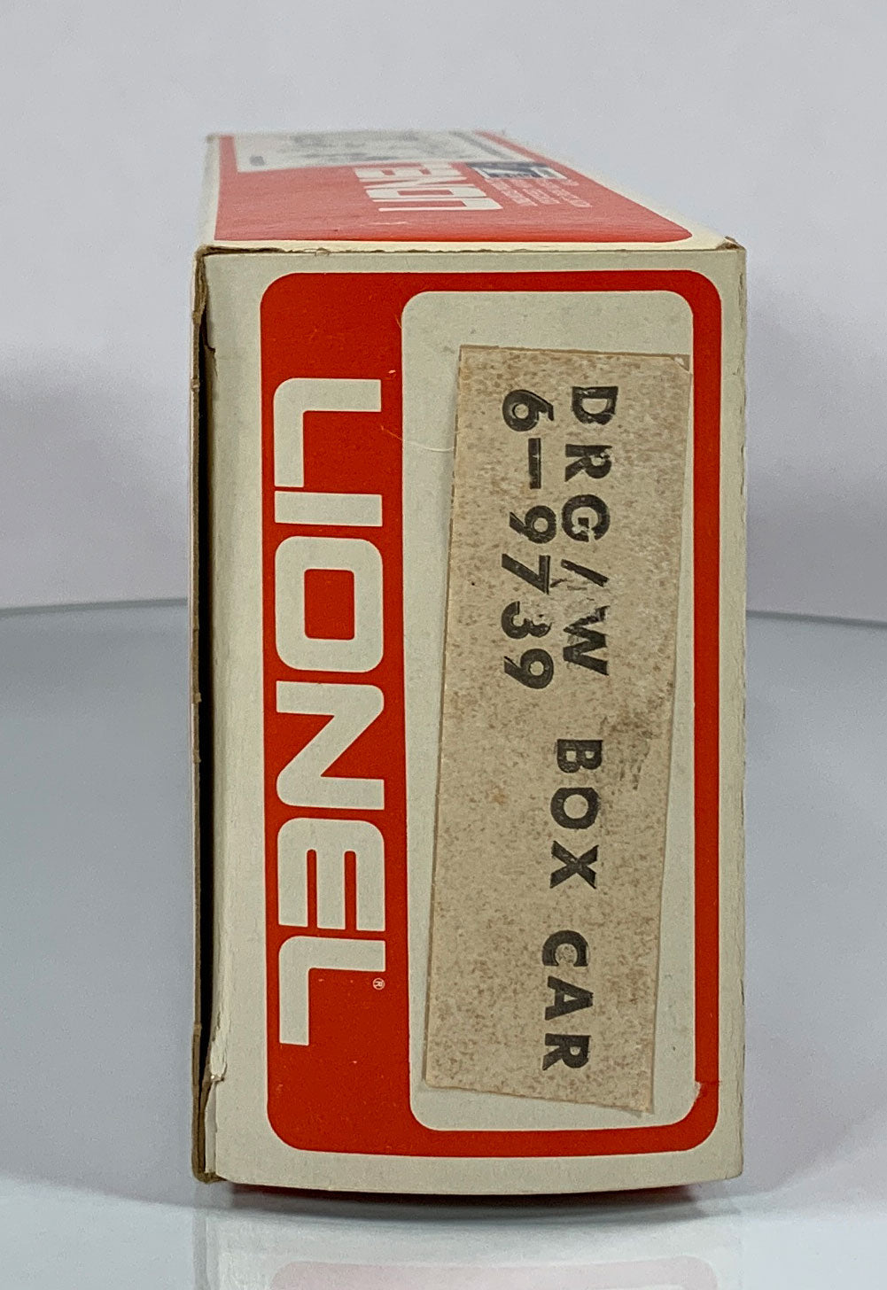 LIONEL • O GAUGE • 1974 Denver & Rio Grande Western Boxcar 6-9739 • EX COND