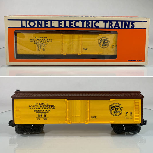 LIONEL • O GAUGE • 1983 St Louis Southwestern Woodside Reefer 6-5713 • NEW OLD STOCK