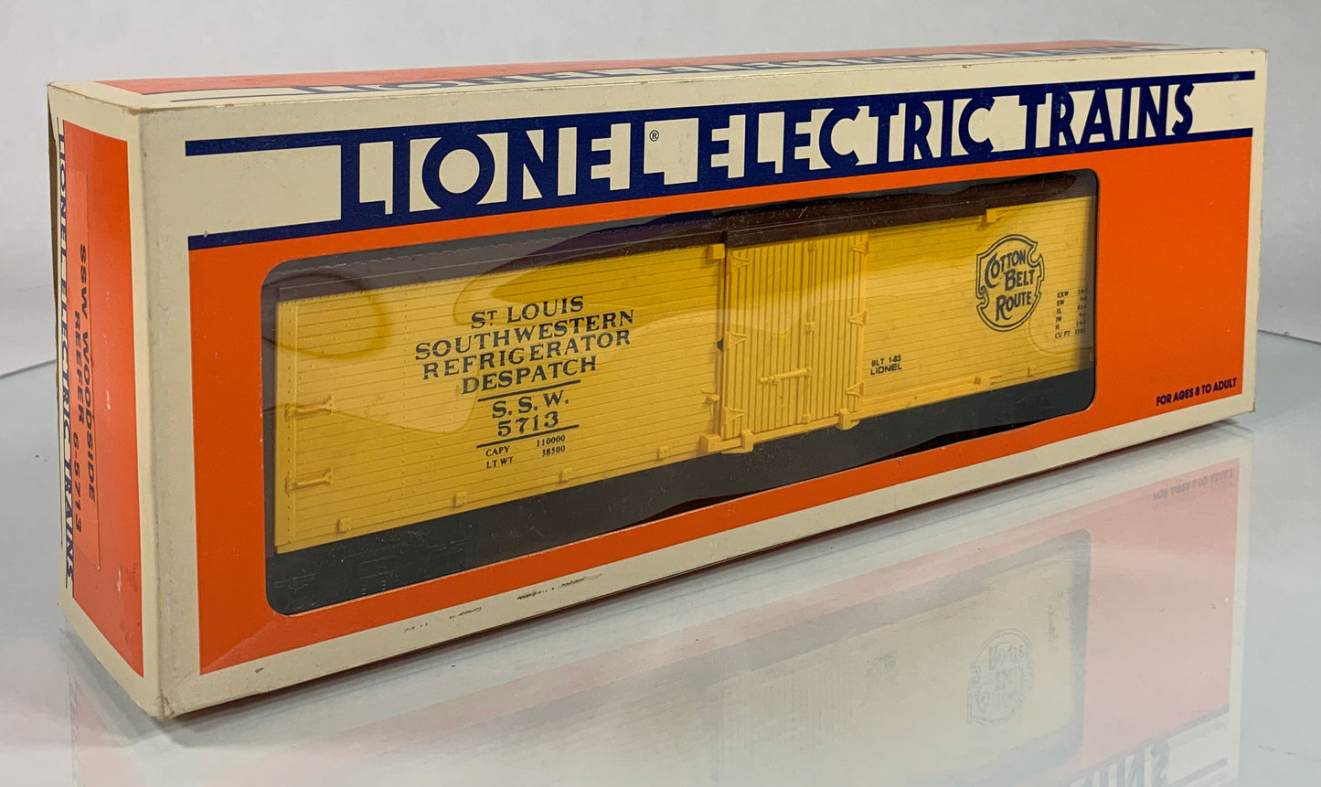 LIONEL • O GAUGE • 1983 St Louis Southwestern Woodside Reefer 6-5713 • NEW OLD STOCK