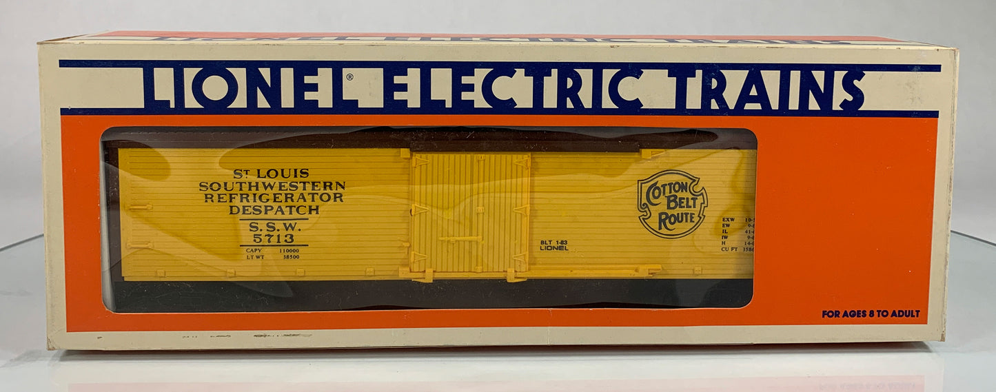 LIONEL • O GAUGE • 1983 St Louis Southwestern Woodside Reefer 6-5713 • NEW OLD STOCK