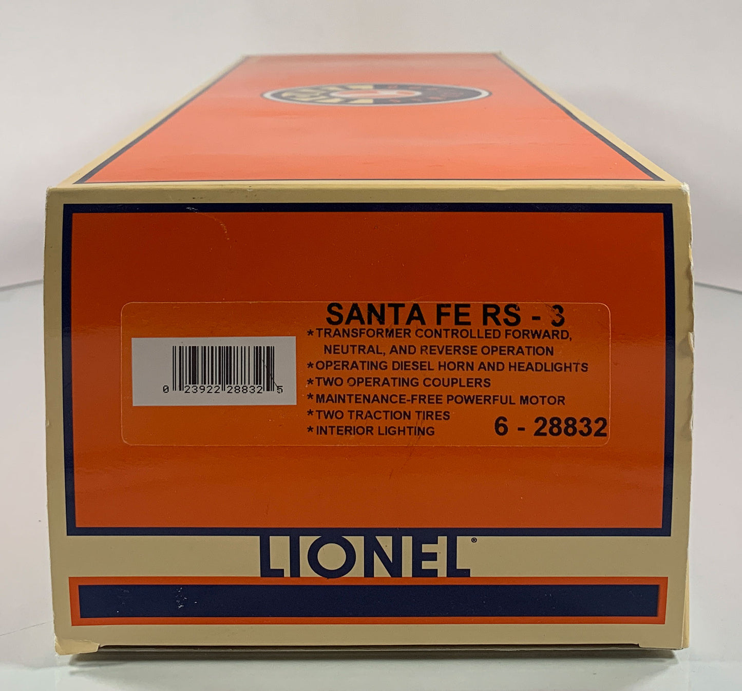 LIONEL • O GAUGE • 2002 Santa Fe RS-3 Engine 6-28832 • NEW OLD STOCK