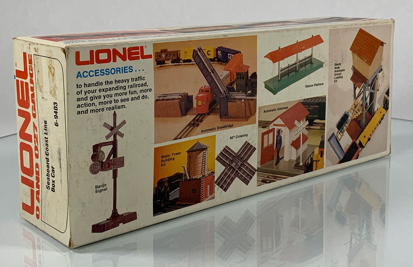 LIONEL • O GAUGE • 1978 Seaboard Coast Line Boxcar 6-9403 • EX COND