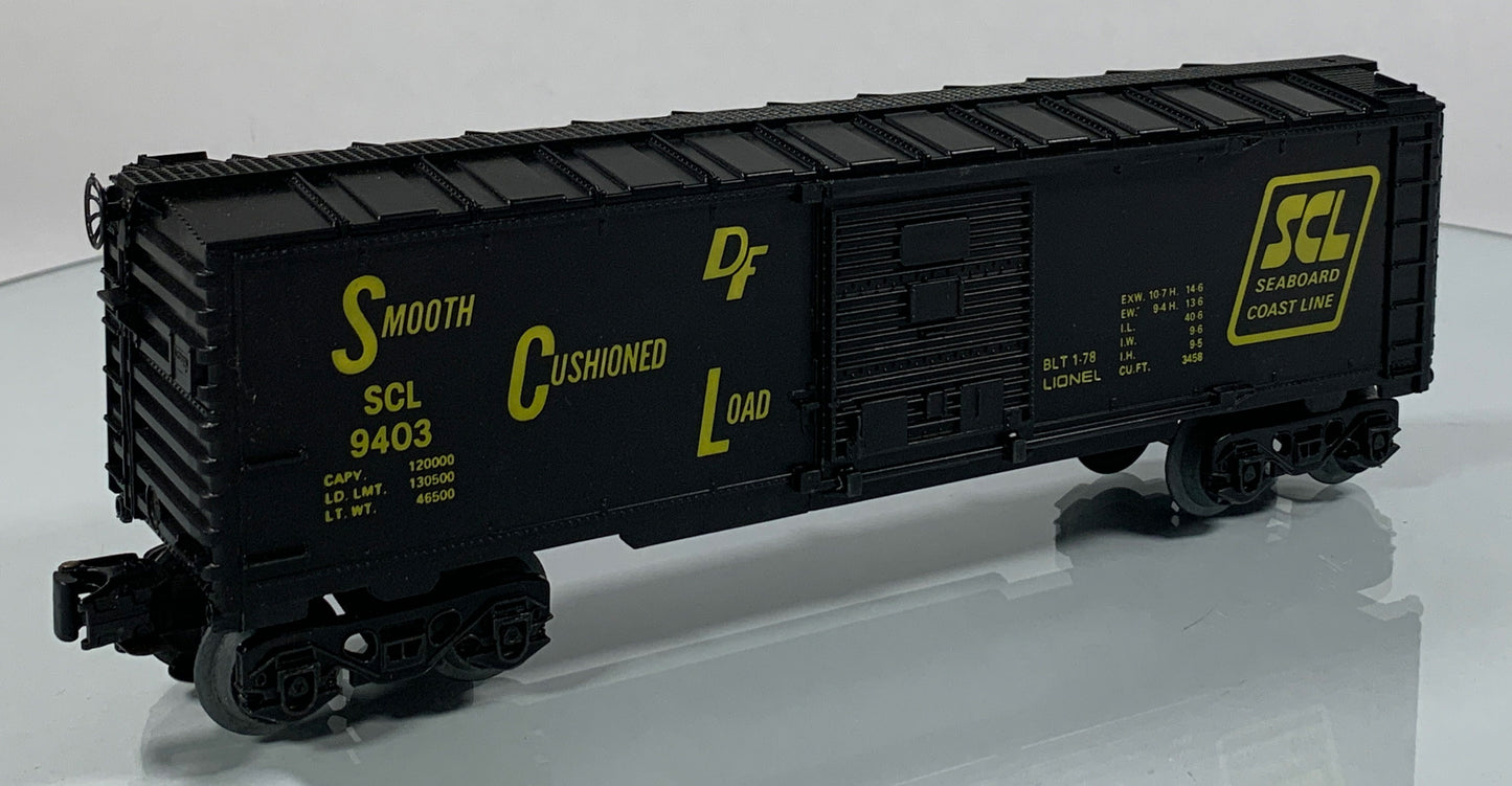 LIONEL • O GAUGE • 1978 Seaboard Coast Line Boxcar 6-9403 • EX COND
