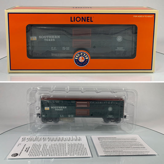 LIONEL • O GAUGE • LOTS 2004 Southern Stock Car w Pig Sounds 6-52342 • NEW OLD STOCK