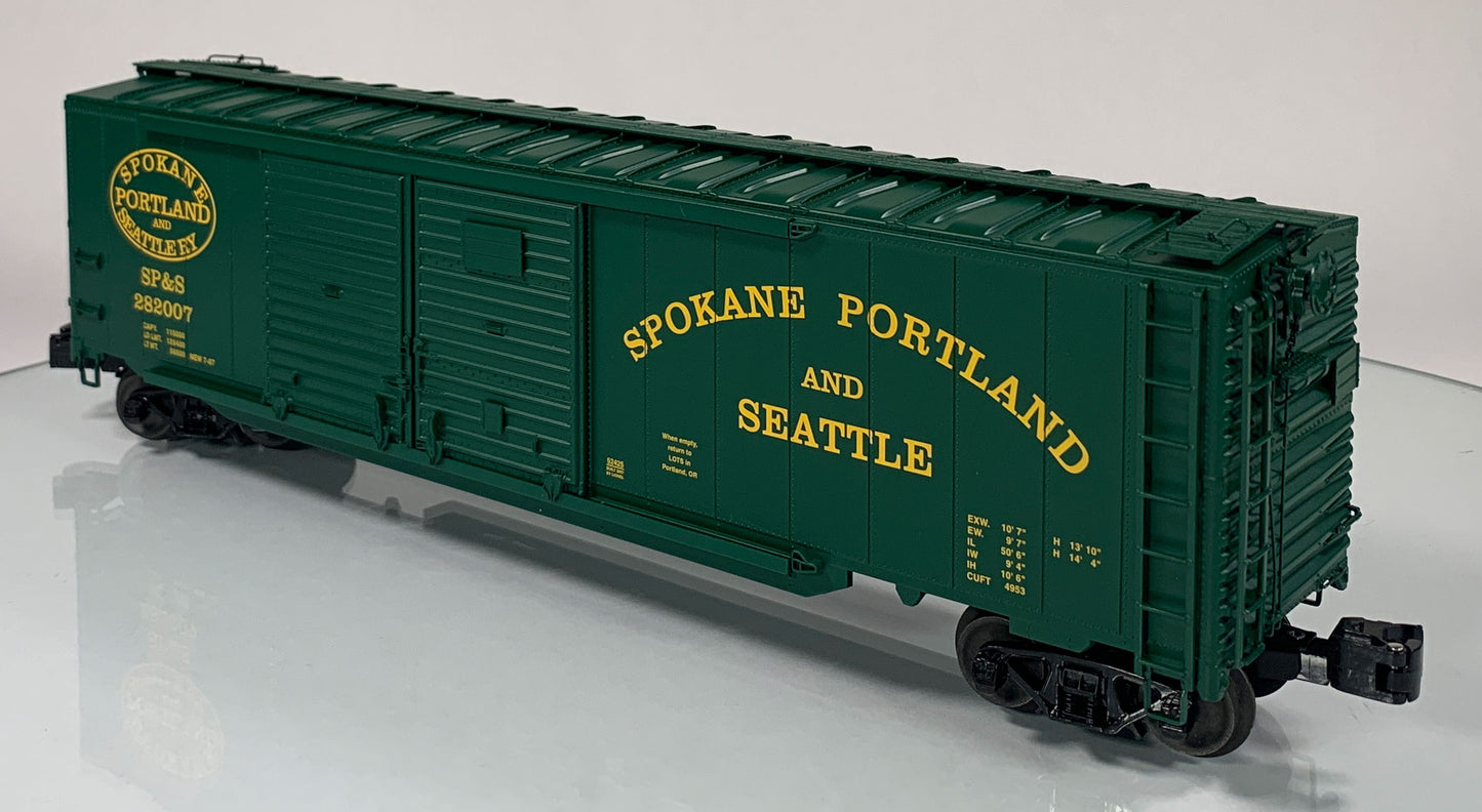 LIONEL • O GAUGE • 2007 Spokane Portland & Seattle Double Door Boxcar 6-52425 • NEW OLD STOCK
