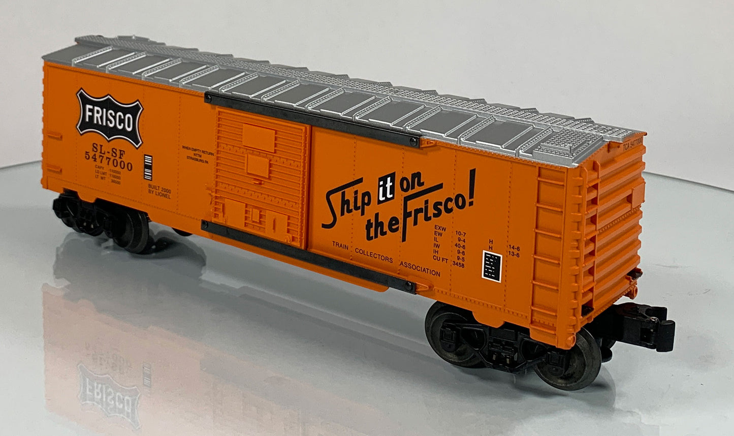 LIONEL • O GAUGE • 2000 TCA Frisco Boxcar 6-52198 • NEW OLD STOCK