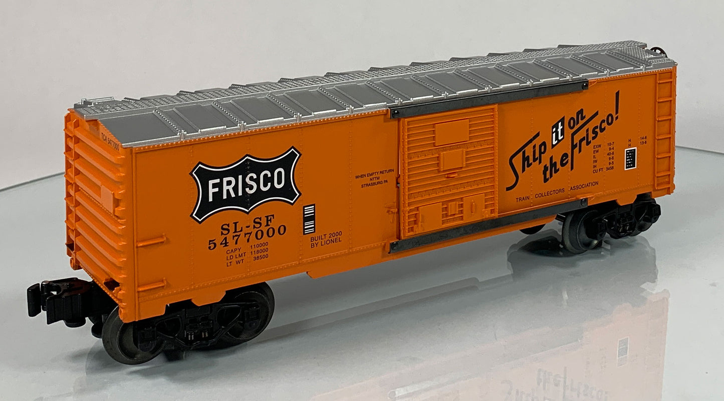 LIONEL • O GAUGE • 2000 TCA Frisco Boxcar 6-52198 • NEW OLD STOCK