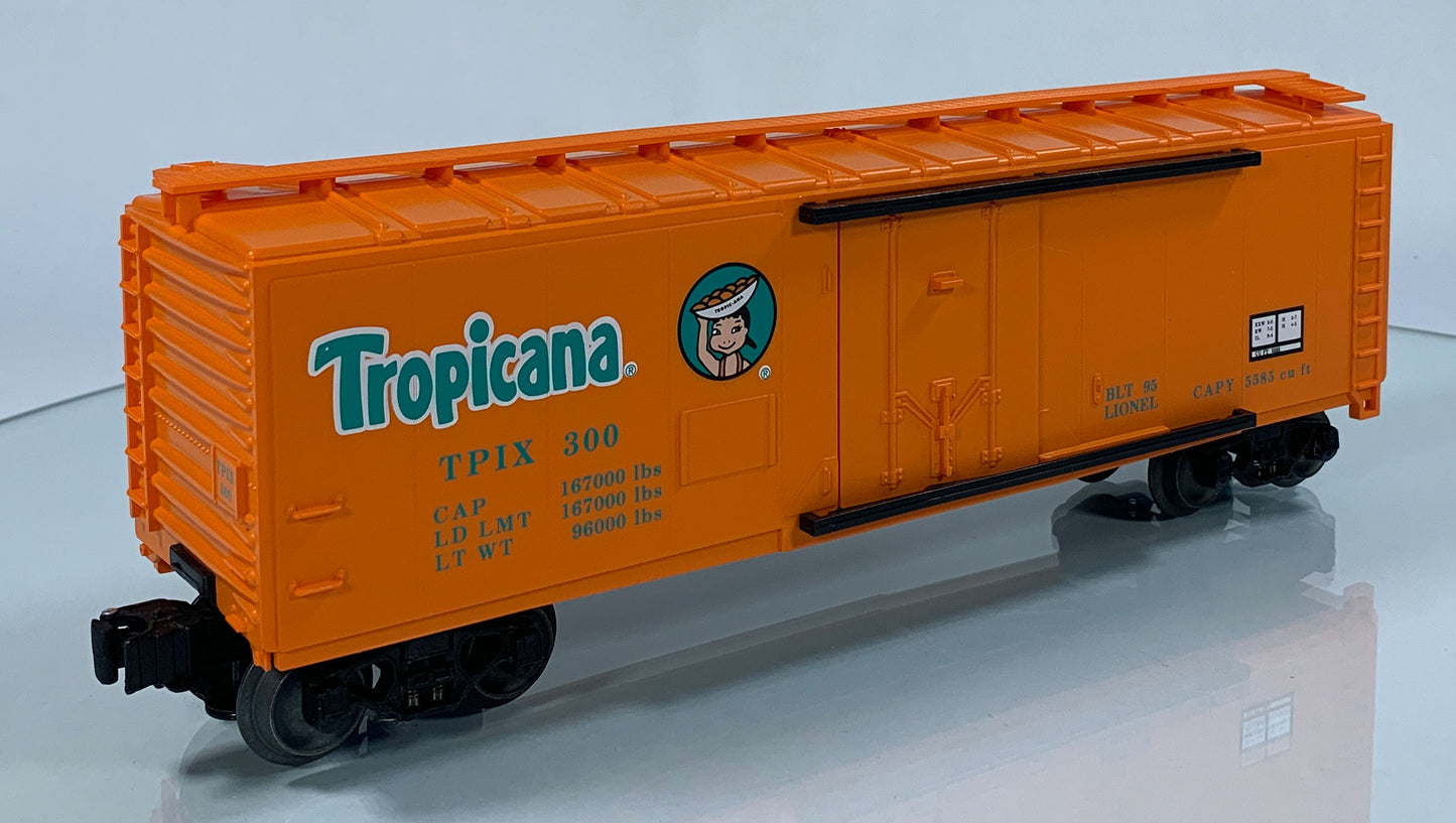 LIONEL • O GAUGE • 1996 Tropicana Reefer 6-17307 • NEW OLD STOCK