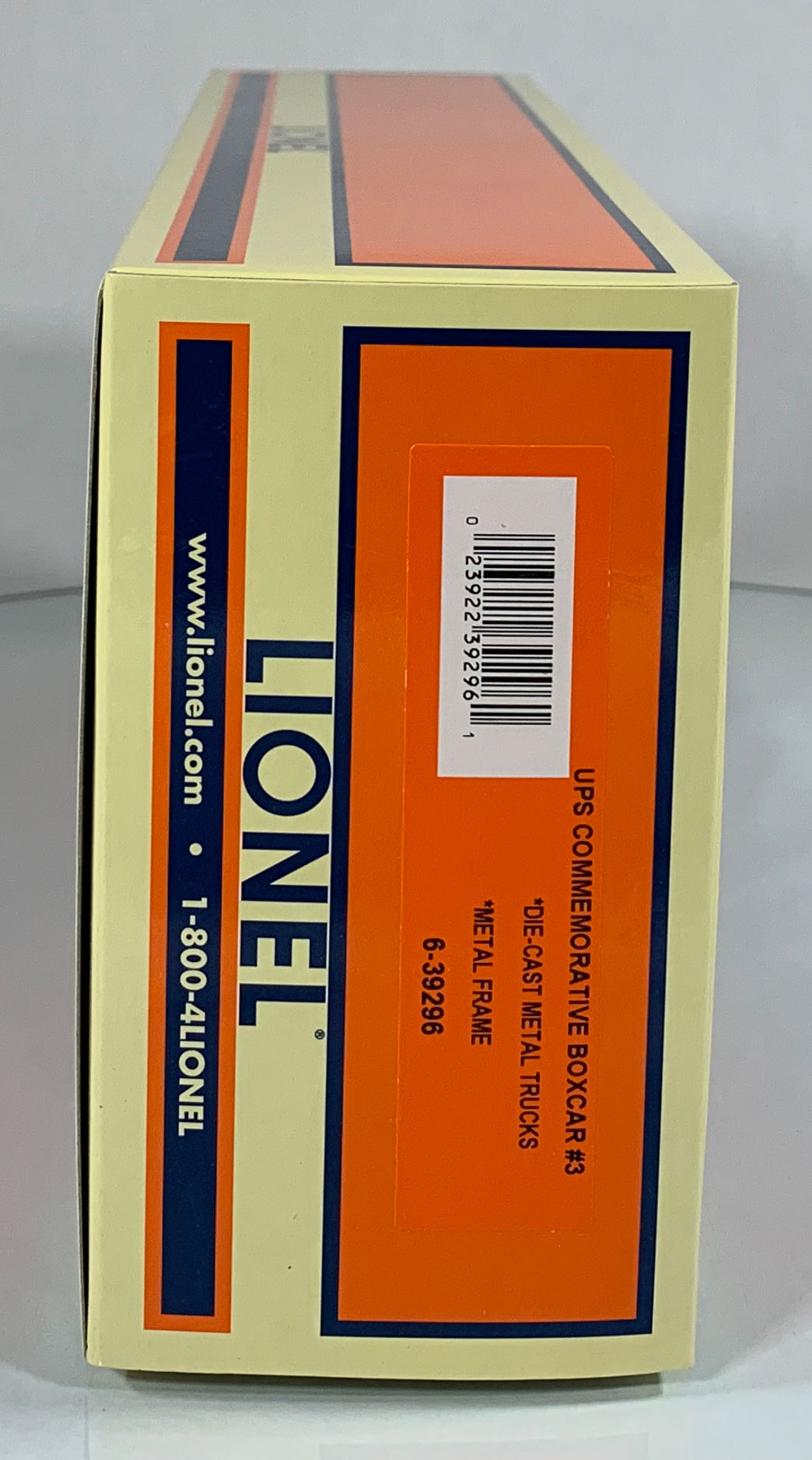 LIONEL • O GAUGE • 2008 UPS Centennial Boxcar #3 6-39296 • NEW OLD STOCK