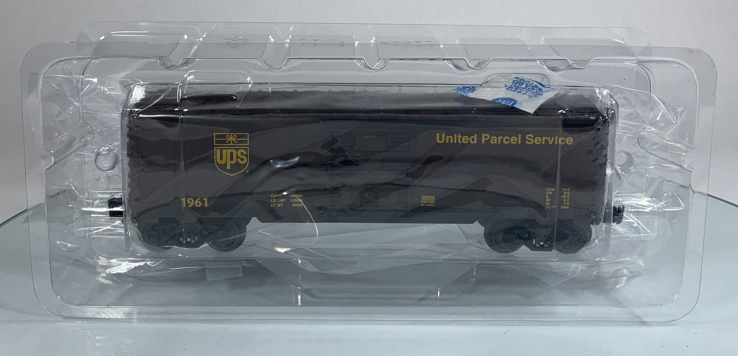 LIONEL • O GAUGE • 2008 UPS Centennial Boxcar #3 6-39296 • NEW OLD STOCK