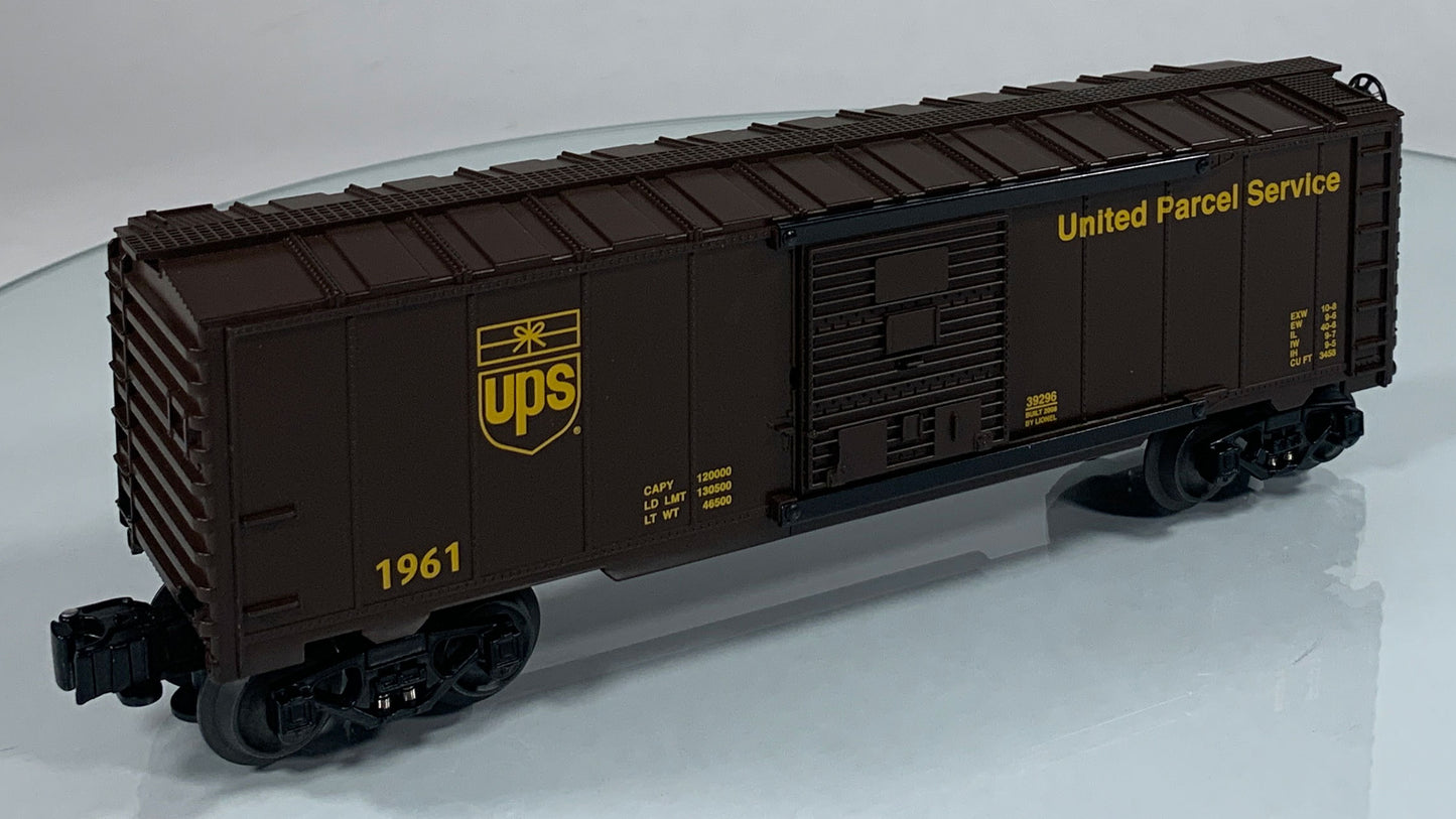 LIONEL • O GAUGE • 2008 UPS Centennial Boxcar #3 6-39296 • NEW OLD STOCK