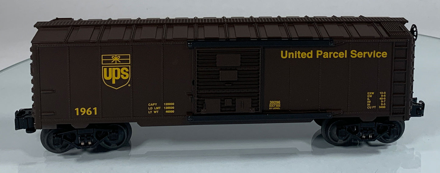 LIONEL • O GAUGE • 2008 UPS Centennial Boxcar #3 6-39296 • NEW OLD STOCK
