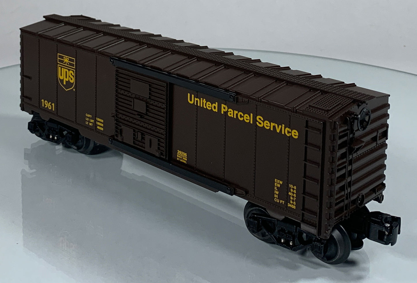 LIONEL • O GAUGE • 2008 UPS Centennial Boxcar #3 6-39296 • NEW OLD STOCK
