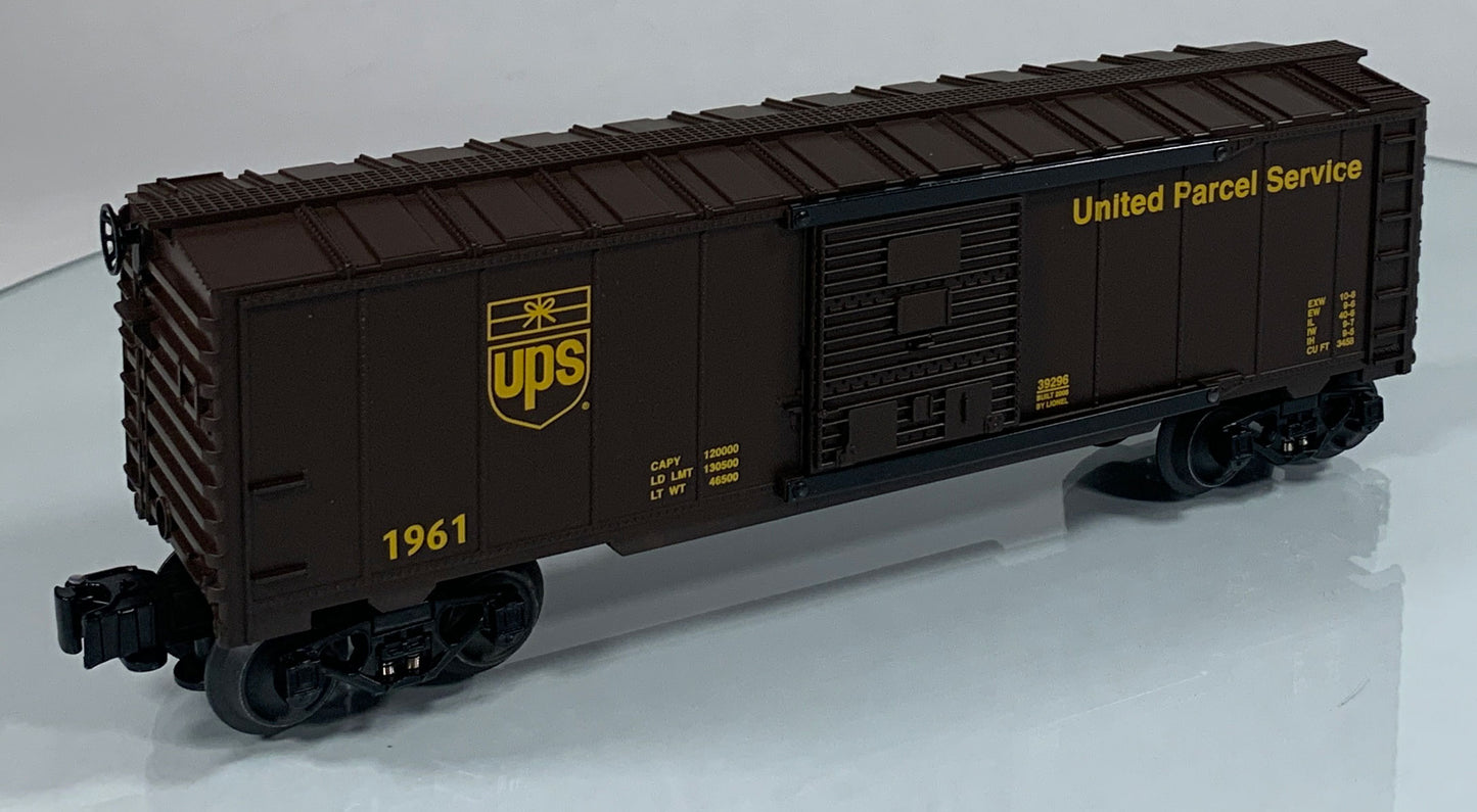 LIONEL • O GAUGE • 2008 UPS Centennial Boxcar #3 6-39296 • NEW OLD STOCK