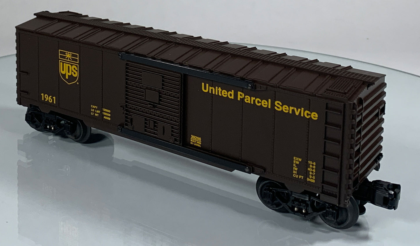 LIONEL • O GAUGE • 2008 UPS Centennial Boxcar #3 6-39296 • NEW OLD STOCK