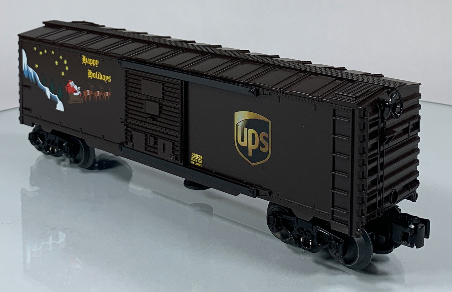 LIONEL • O GAUGE • 2005 UPS Holiday Operating Boxcar 6-26829 • NEW OLD STOCK